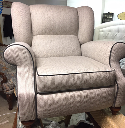 Gray Wingchair