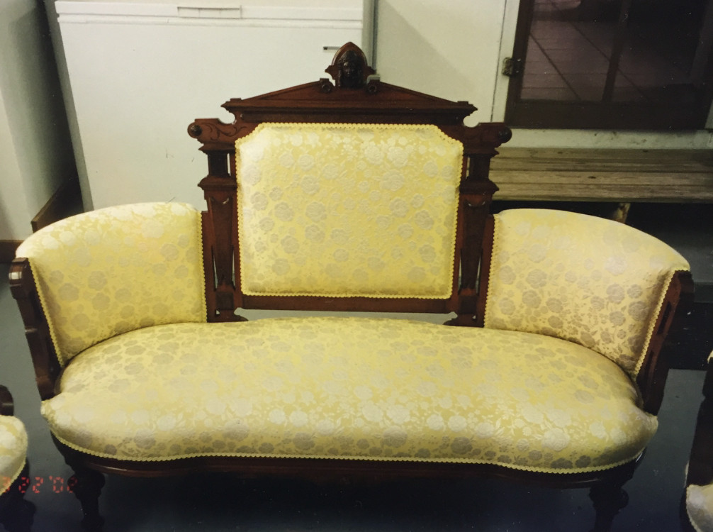 Yellow Loveseat